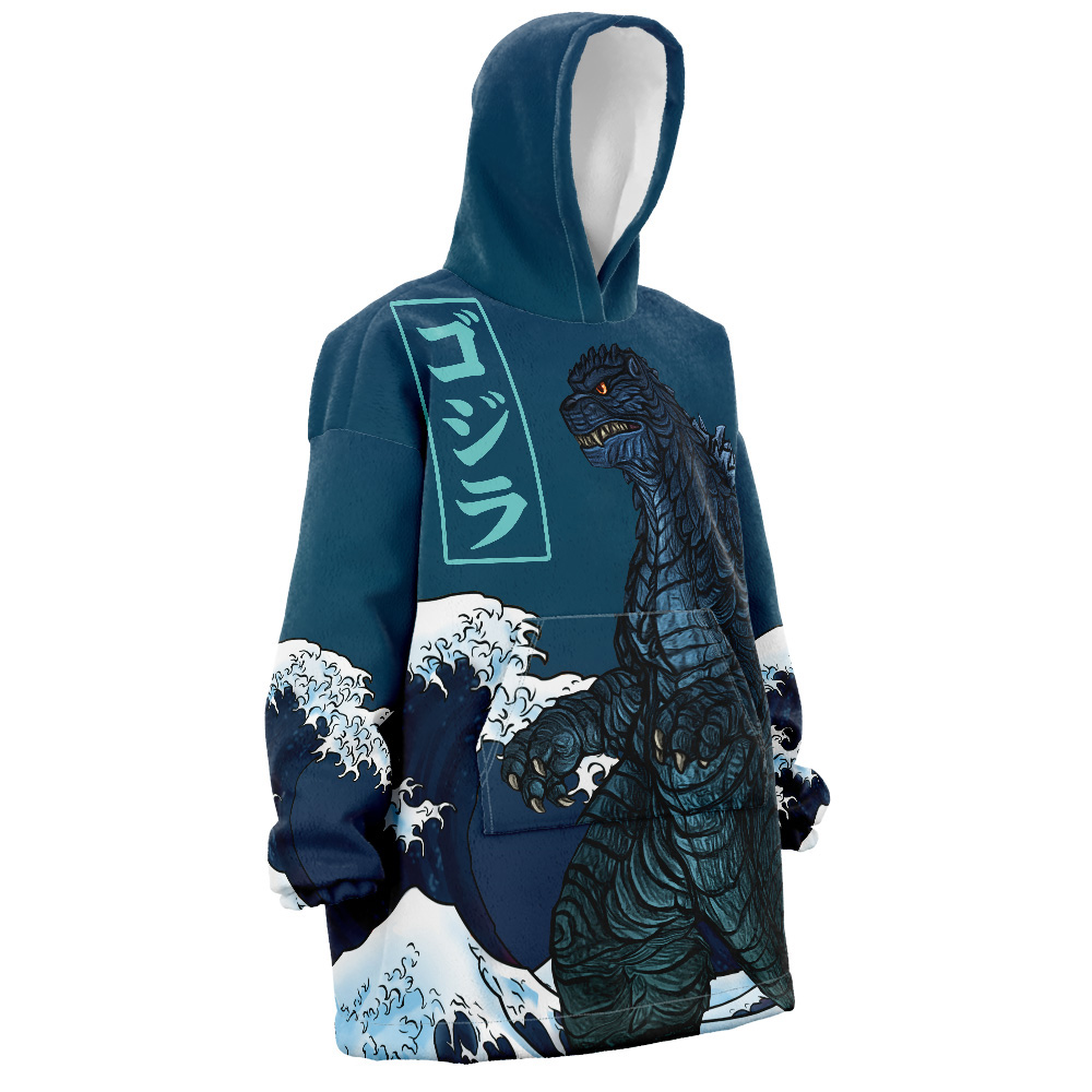 Godzilla Hooded Blanket Hoodie - Image 5