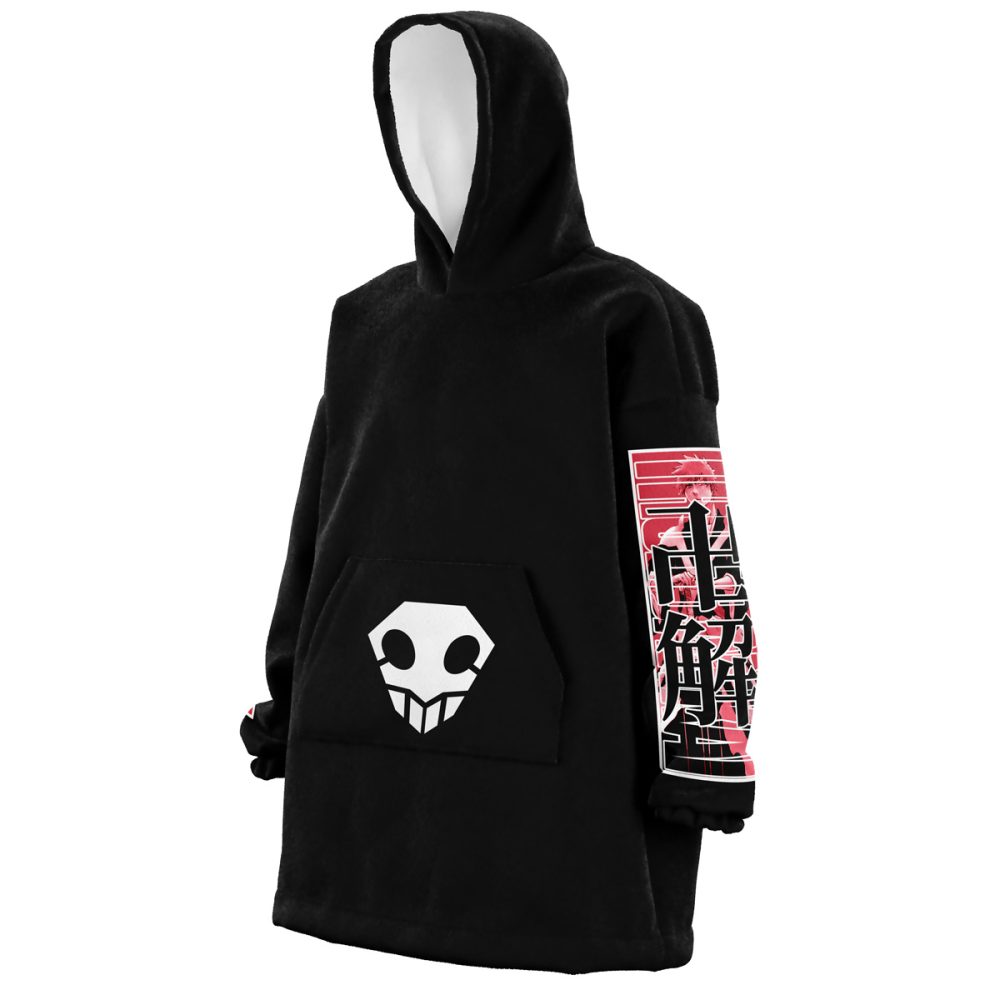 Kurosaki Ichigo Tybwa Bleach Hooded Blanket Hoodie - Image 2