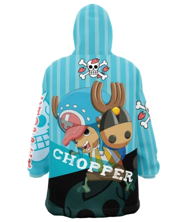 Tony Chopper One Piece Hooded Blanket Hoodie
