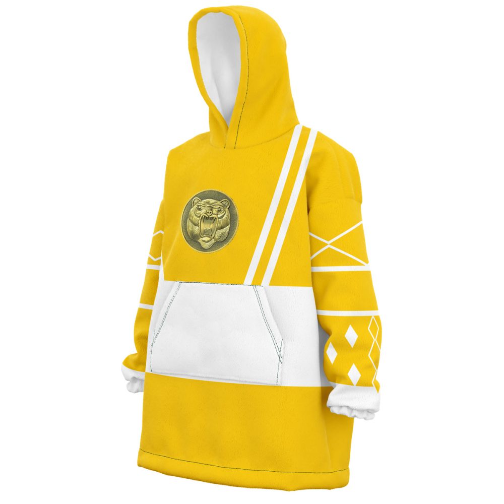 Yellow Ranger Ninjetti Rangers Hooded Blanket Hoodie - Image 3