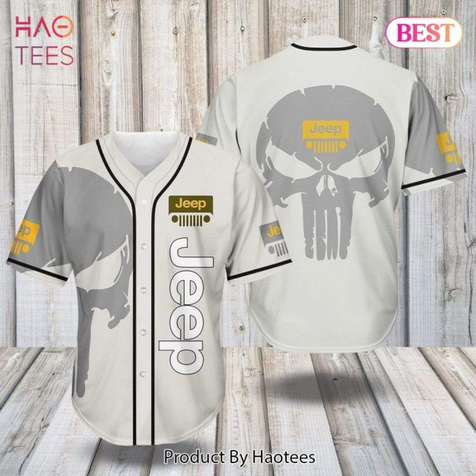 Jeep Baseball Jersey – Stylish Skull Graphic, Premium Quality, Limited Edition
