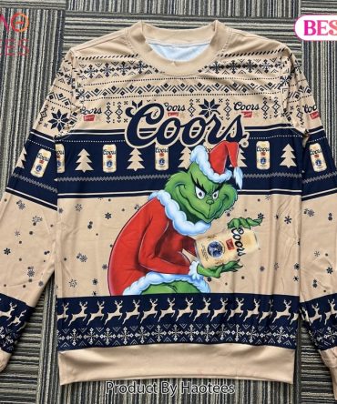 Festive Grinch Coors Ugly Christmas Ugly Christmas Sweater ? Holiday Cheer In Style!