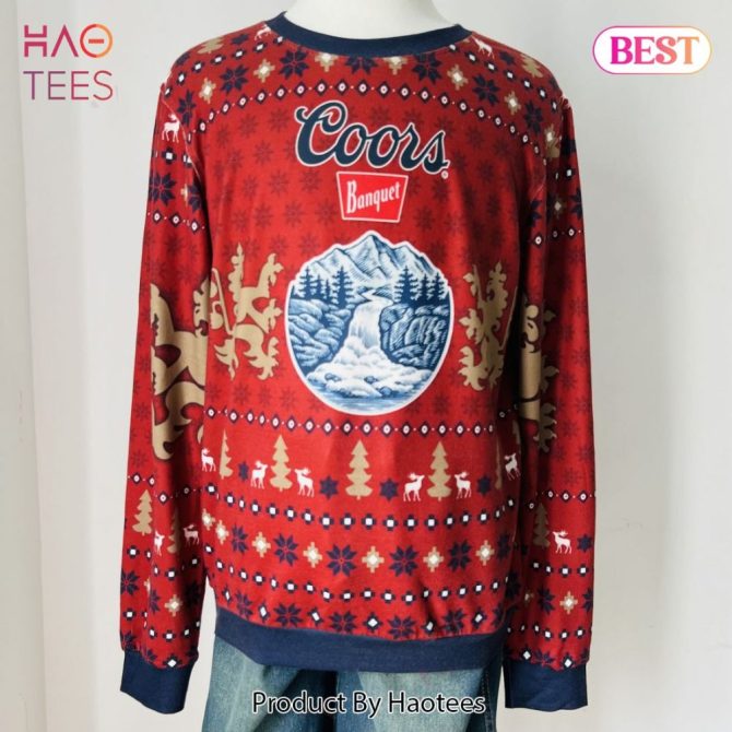 Cozy Coors Banquet Christmas Sweater – Festive Winter Design For Beer Lovers - Image 2