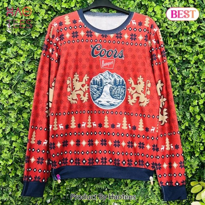 Cozy Coors Banquet Christmas Sweater – Festive Winter Design For Beer Lovers - Image 4