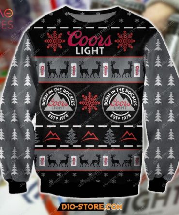 Best Coors Light Beer Knitting Pattern For Unisex Ugly Christmas Ugly Christmas Sweater