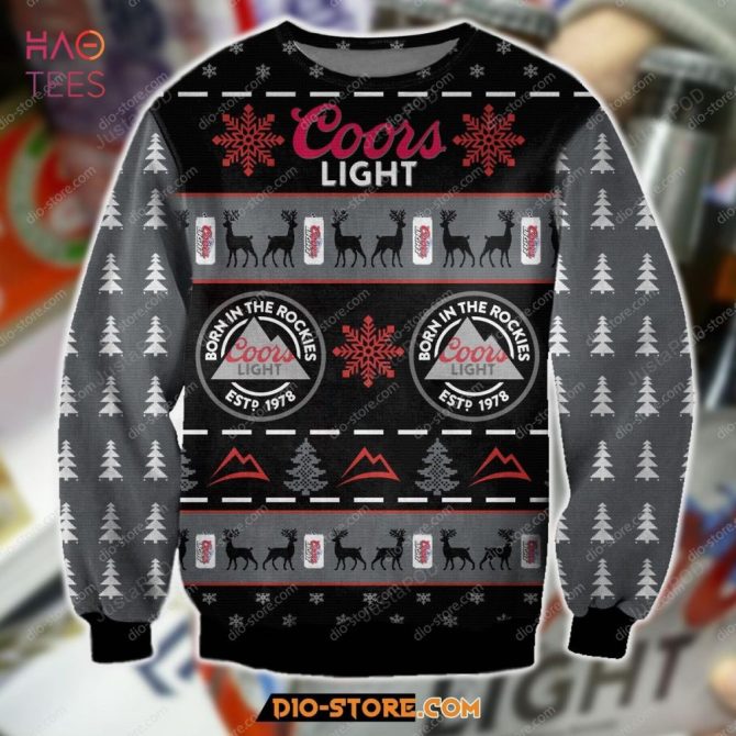 Best Coors Light Beer Knitting Pattern For Unisex Ugly Christmas Ugly Christmas Sweater