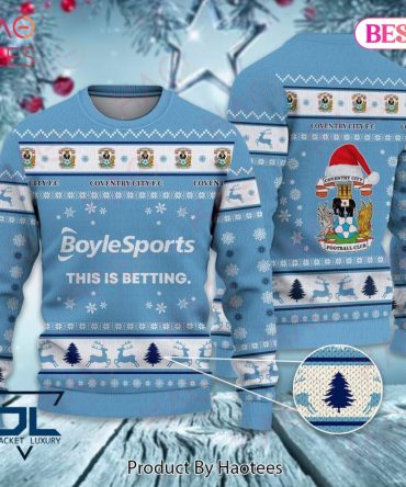 Coventry City Fc Christmas Sweater – Cozy Festive Football Jumper By Haotees