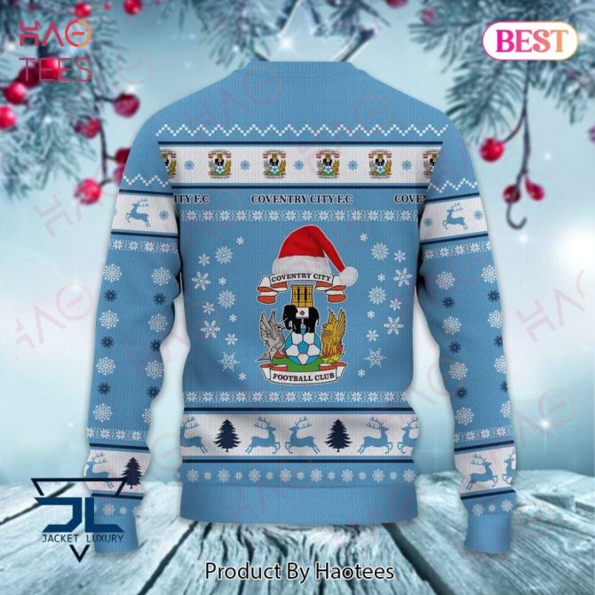Coventry City Fc Christmas Sweater – Cozy Festive Football Jumper By Haotees - Image 3