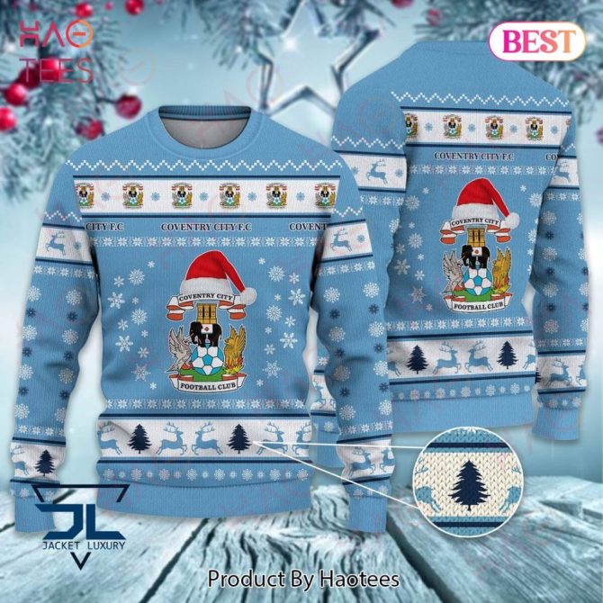 Coventry City Fc Christmas Sweater - Festive Knit For Football Fans