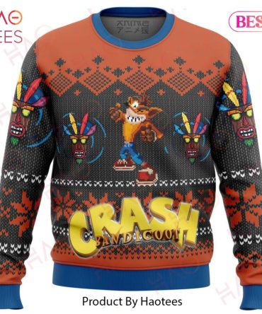 Crash Bandicoot Alt Ugly Christmas Ugly Christmas Sweater