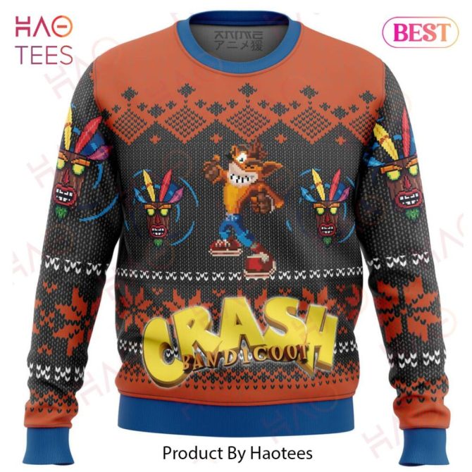 Crash Bandicoot Alt Ugly Christmas Ugly Christmas Sweater
