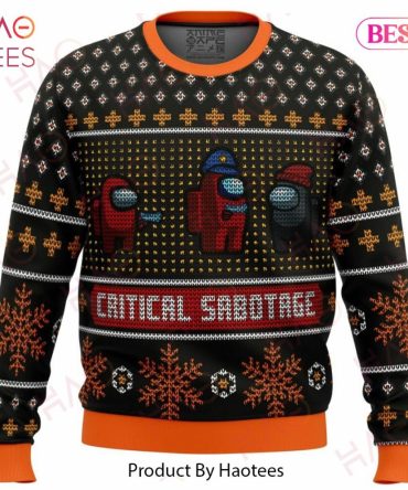 Critical Sabotage Among Us Ugly Christmas Ugly Christmas Sweater