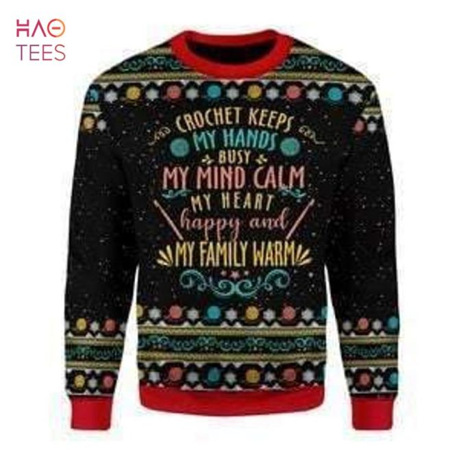 Crochet Keep My Hand Ugly Christmas Ugly Christmas Sweater