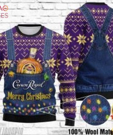 Best Crown Royal Merry Christmas Ugly Christmas Ugly Christmas Sweater All Over Print