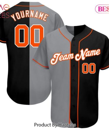 Customizable Team Baseball Jersey - Personalize Name & Number, Two-Tone Design