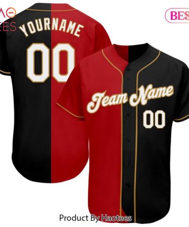 Custom Two-Tone Baseball Jersey – Personalize Name & Number, Perfect Team Gift!