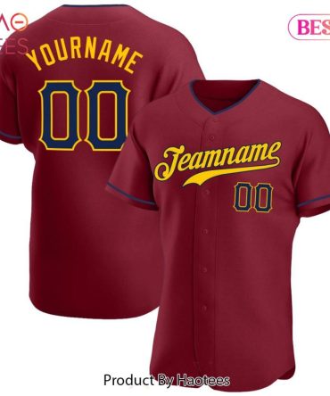 Custom Team Baseball Jersey - Personalize Name & Number - Premium Quality