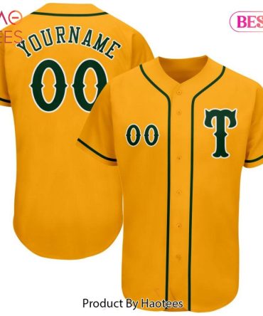 Custom Yellow Baseball Jersey – Personalize With Your Name & Number – Limited Edition