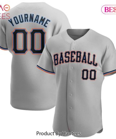 Custom Baseball Jersey - Personalized Name & Number Sports Team Uniform