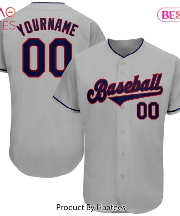 Customizable Baseball Jersey – Add Your Name/Number – Perfect Gift Idea!