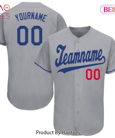 Customizable Team Baseball Jersey – Add Your Name & Number – Perfect Gift!