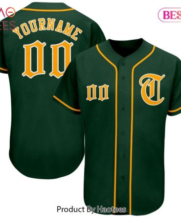 Custom Green Baseball Jersey - Personalize Your Name & Number - Perfect Team Gear
