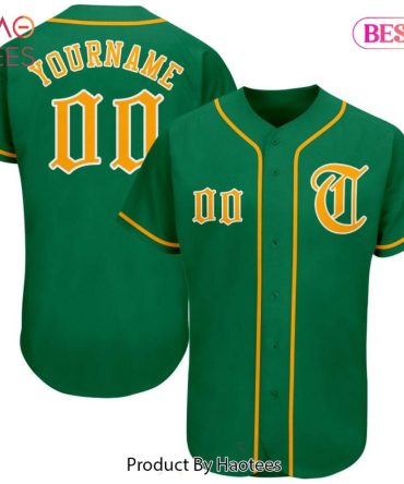 Custom Green Baseball Jersey - Add Your Name & Number - Perfect Gift!