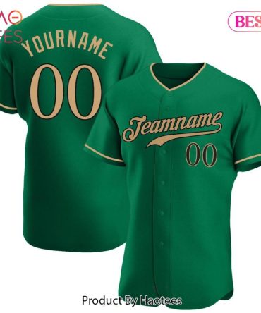 Custom Green Baseball Jersey – Personalize Name & Number – Team Sports Apparel