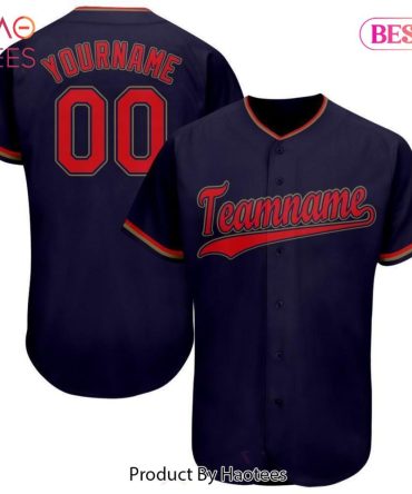 Customizable Baseball Jersey - Personalize Your Team Name & Number - Premium Quality Sportswear