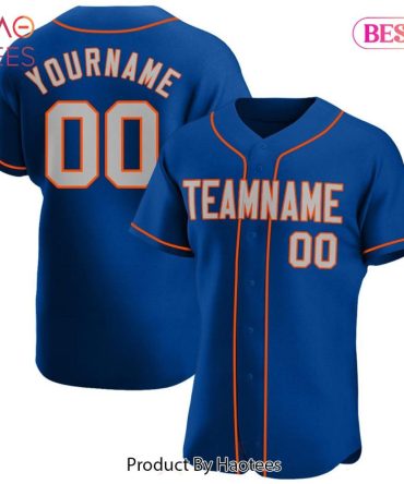 Customizable Team Jersey - Personalized Name & Number Sports Shirt - Blue
