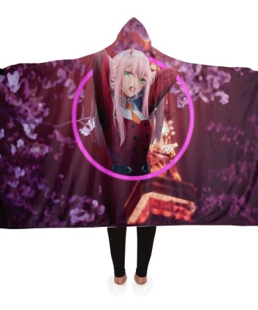 Darling In The Franxx Zero Two Night Hooded Blanket