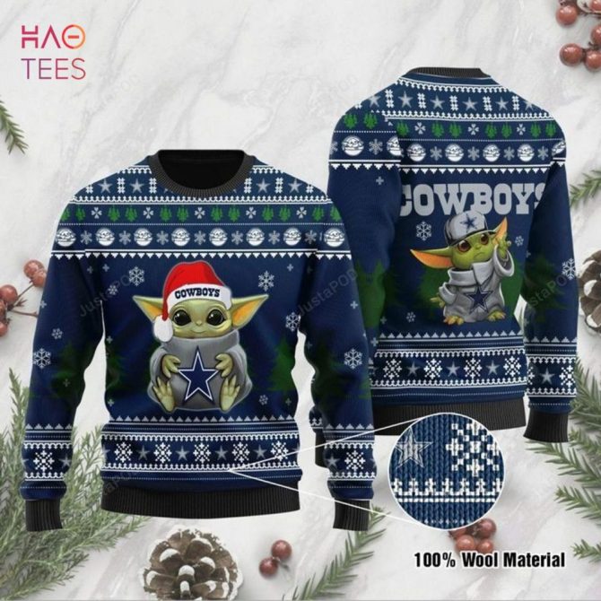 Best Dallas Cowboys Ugly Christmas Ugly Christmas Sweater All Over Print Sweatshirt Ugly - Image 14