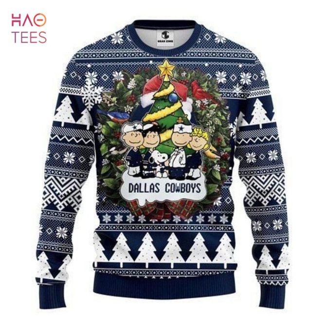 Best Dallas Cowboys Ugly Christmas Ugly Christmas Sweater All Over Print Sweatshirt Ugly - Image 18