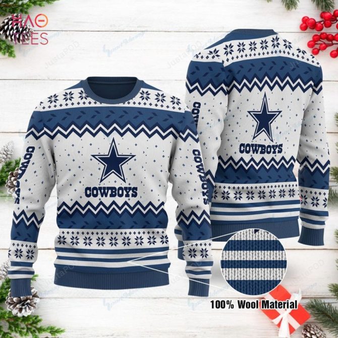 Best Dallas Cowboys Ugly Christmas Ugly Christmas Sweater All Over Print Sweatshirt Ugly - Image 23
