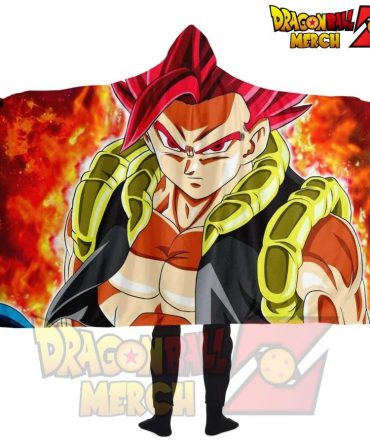 Dragon Ball Z Gogeta God Hooded Blanket