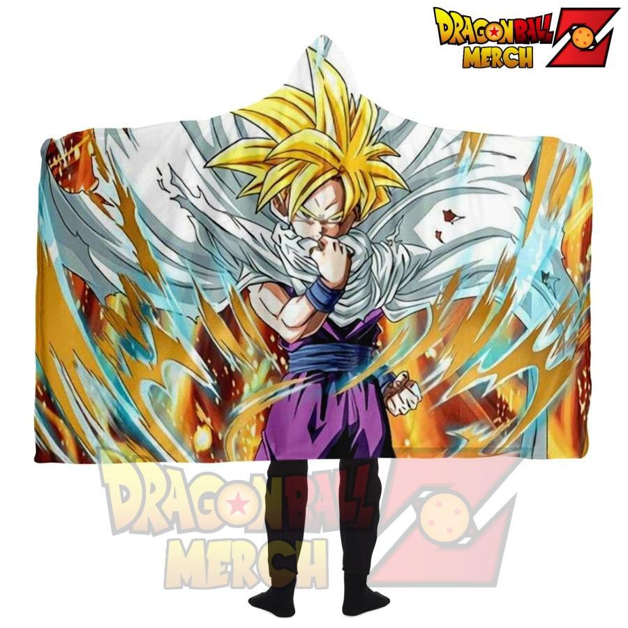 Dragon Ball Z Gohan Super Saiyan Lv.2 Hooded Blanket