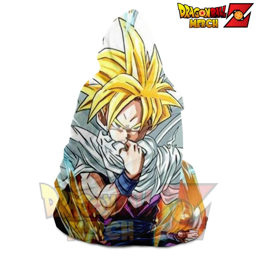Dragon Ball Z Gohan Super Saiyan Lv.2 Hooded Blanket - Image 4
