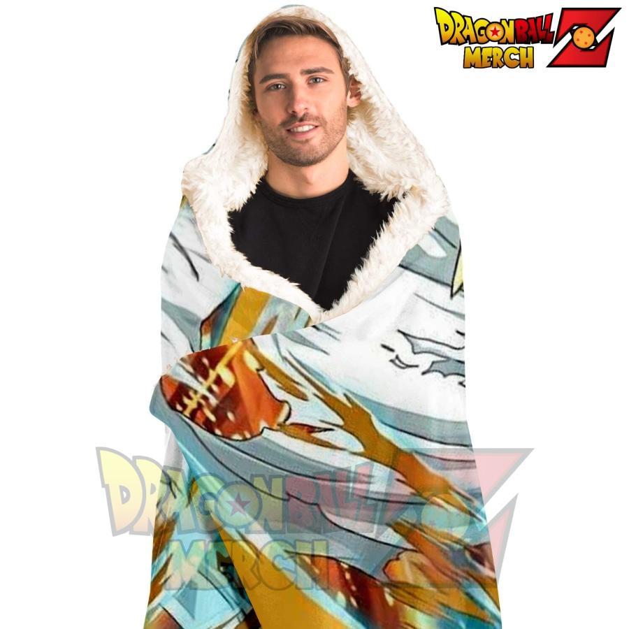Dragon Ball Z Gohan Super Saiyan Lv.2 Hooded Blanket - Image 3