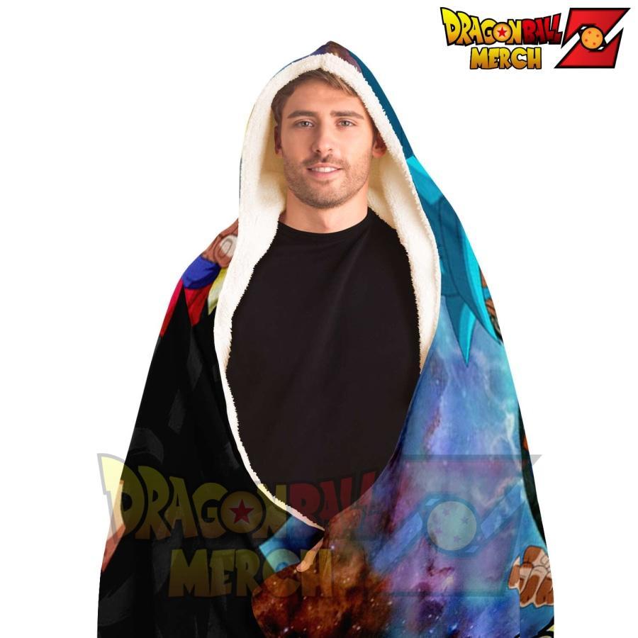 Super Dragpn Ball Heroes Goku 3D Hooded Blanket - Image 2