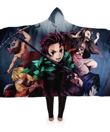 Demon Slayer Hooded Blanket No.2