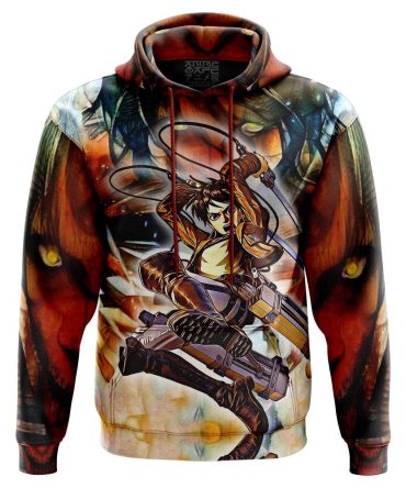 Eradic Eren Attack On Titan 3D All Over Print Hoodie