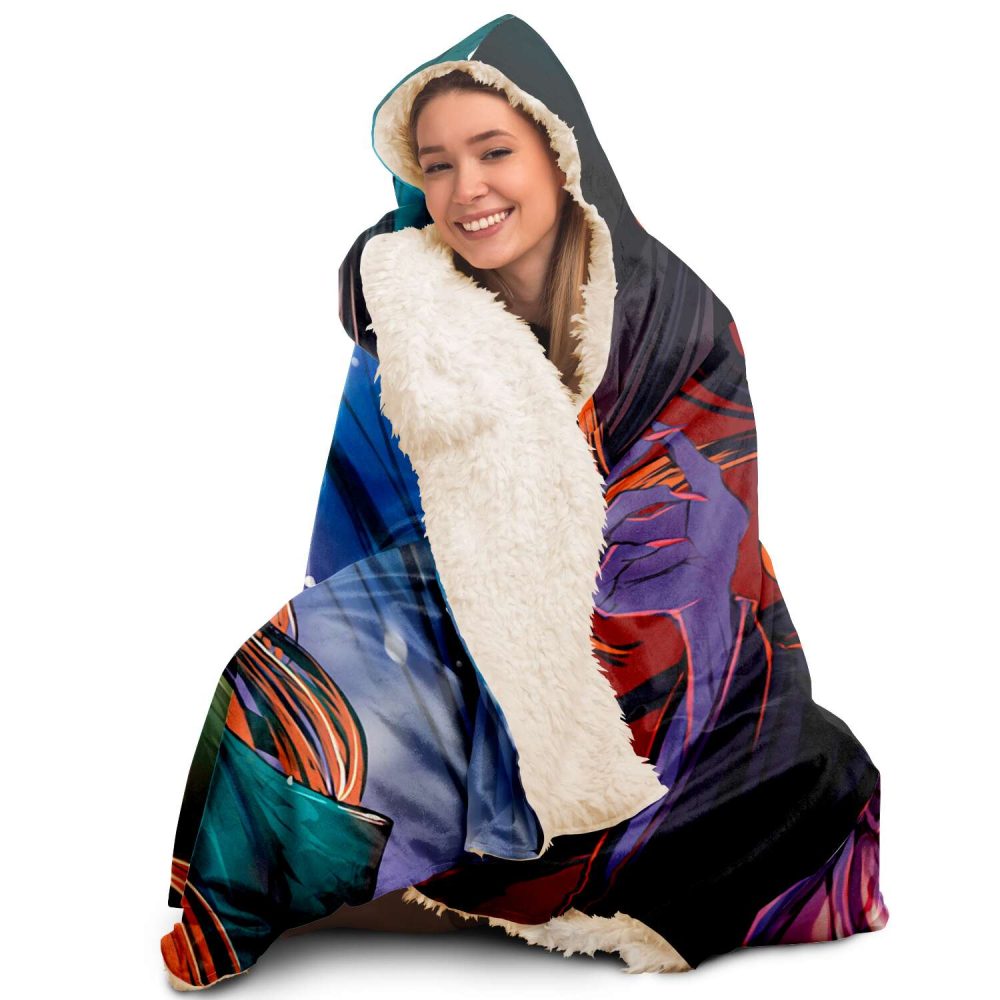 Demon Salyer Nezuko Kamado Lady Hooded Blanket - Image 6