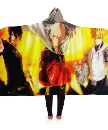 One Punch Man Hooded Blanket Opm06
