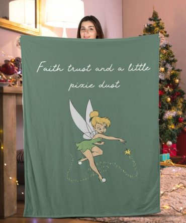 Cozy Tinker Fairy Blanket - Faith, Trust & Pixie Dust Design For Magical Comfort