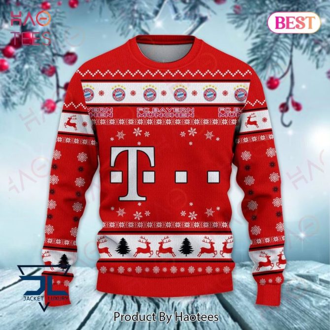 Bayern Munich Christmas Sweater - Festive Holiday Knit For Soccer Fans - Image 2