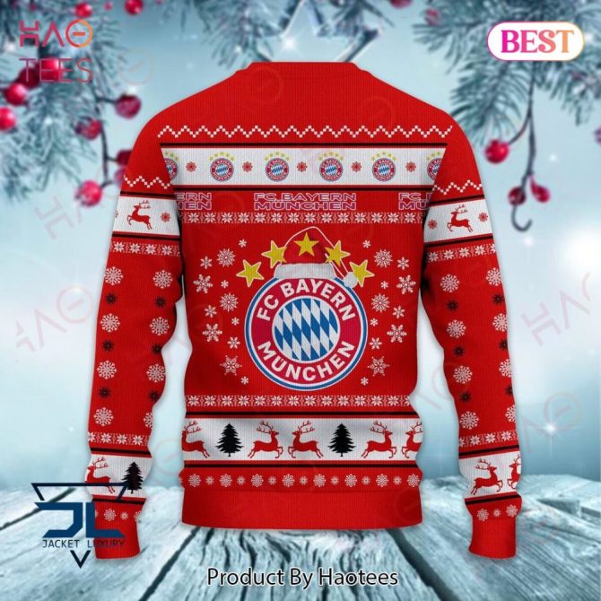 Bayern Munich Christmas Sweater - Festive Holiday Knit For Soccer Fans - Image 3
