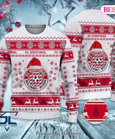 Festive Fc S?dtirol Christmas Sweater - Cozy Holiday Style For Fans