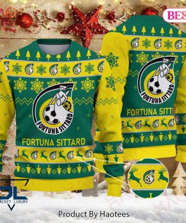 Festive Fortuna Sittard Ugly Christmas Ugly Christmas Sweater - Cozy Holiday Gift Idea