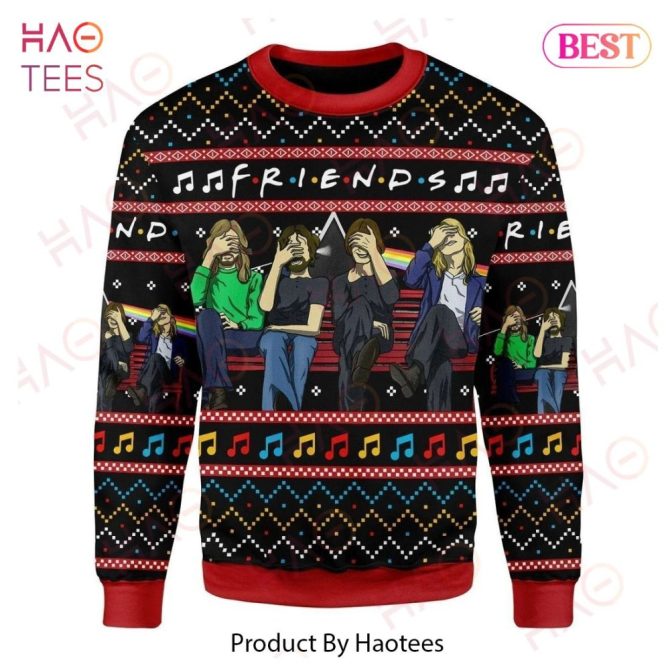 Cozy Friends-Themed Holiday Sweater – Fun Music Design, Perfect Gift For Fans