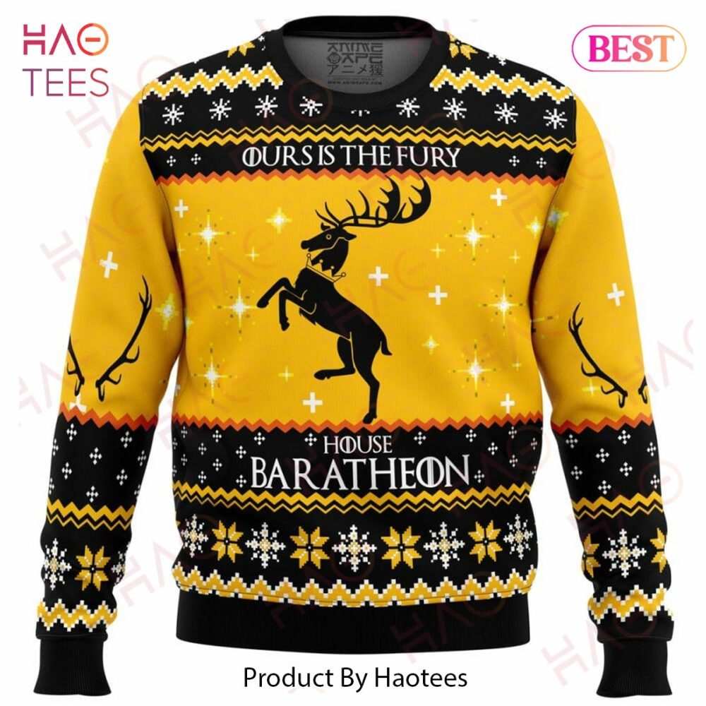 Game Of Thrones House Baratheon Ugly Christmas Ugly Christmas Sweater - Festive Knit For Fans